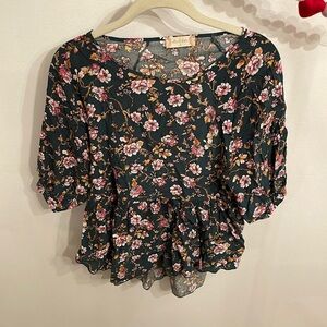 Altard state peplum top